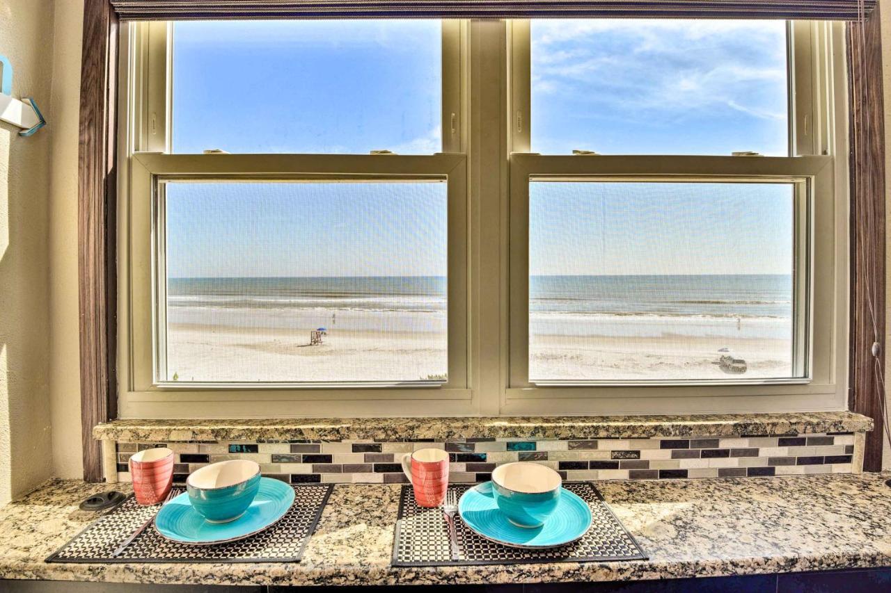 Oceanfront Daytona Beach Condo With View Bagian luar foto